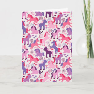 Girl's Magical Unicorn Special Wish Birthday Card