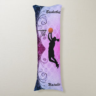Girls Majestic Gradient Basketball Body Pillow