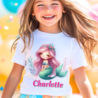 Girls Mermaid custom name