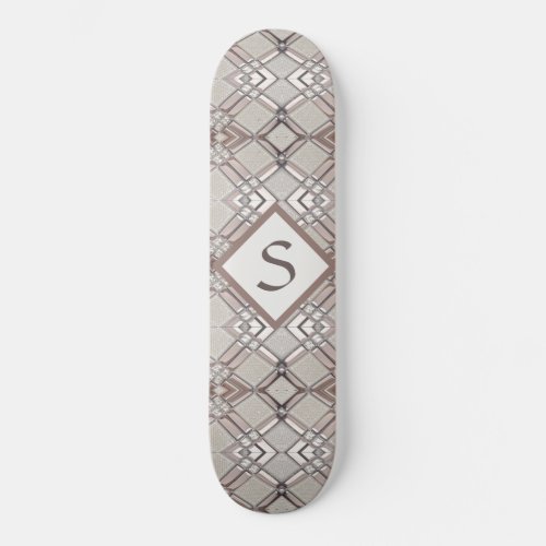 Girls Monogram Diamond Skateboard