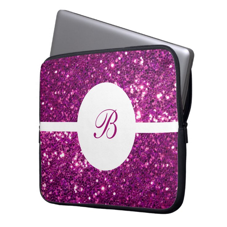 Girls Monogram Laptop Sleeve Zazzle