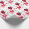 Girls name age 2 ladybug birthday patterned wrap