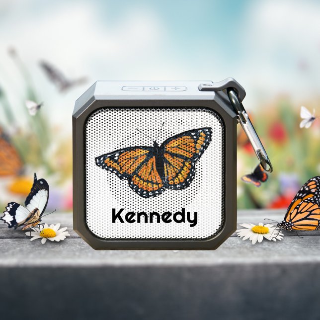 Girls Name Butterfly Bluetooth Speaker (Personalized Butterfly Bluetooth Speaker)