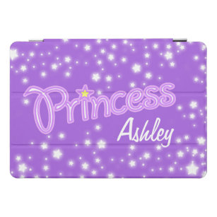 Girls named purple princess star graphic  iPad pro cover