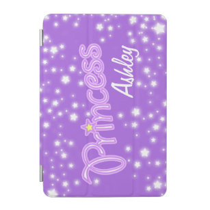 Girls named purple princess star graphic  iPad mini cover