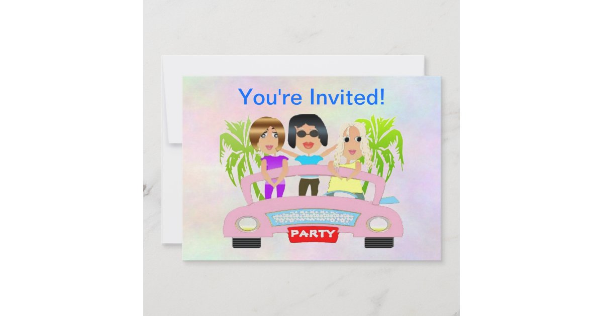 girls-night-invitation-zazzle