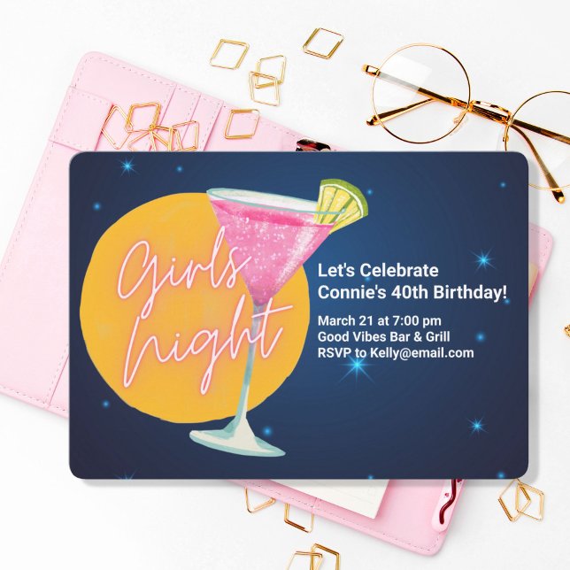 Girls' Night Martini Invitation (Creator Uploaded)
