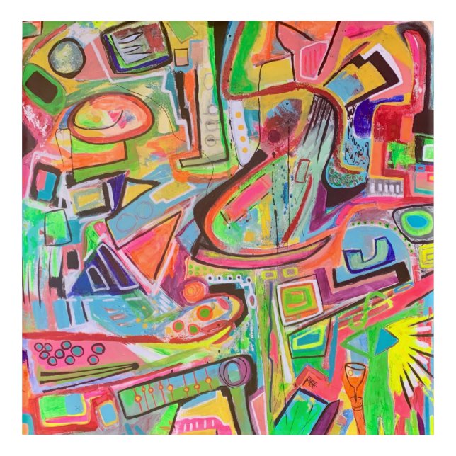 Girls Night Out 12 x 12 Acrylic Wall Art (Front)