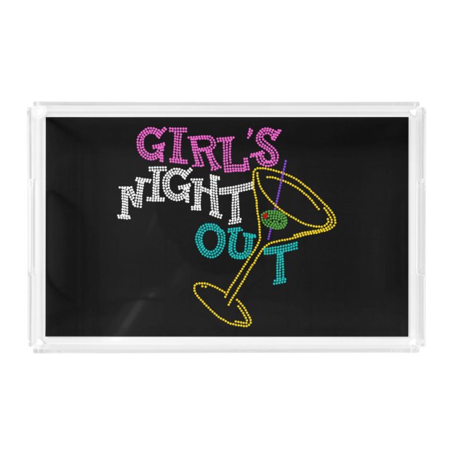 GIRLS NIGHT OUT AcryliPrint®HD Serving Tray GIFT (Front)