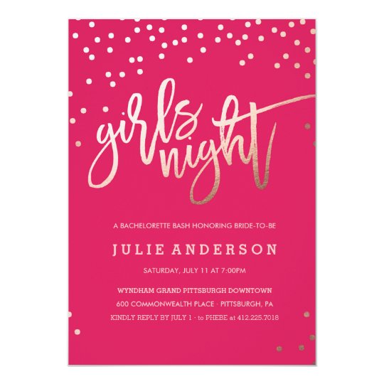 Girls Night Invitations Free 6