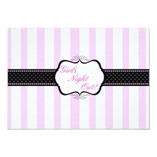 Girls Night Out Bachelorette Party Invitation