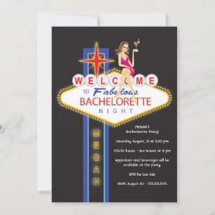 Girls Night Out Bachelorette Party Invitation