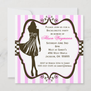 Girls Night Out Bachelorette Party Invitation