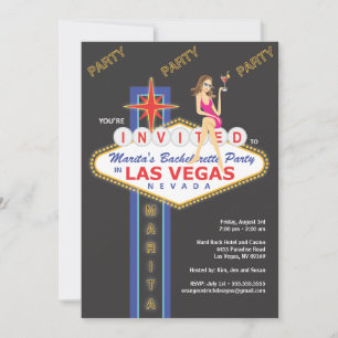 Girls Night Out Bachelorette Party Invitation