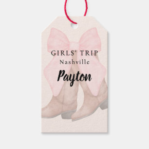 Girls Night Out Bachelorette Weekend Nashville  Gift Tags