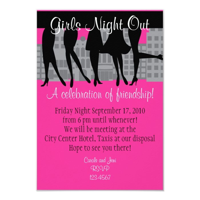 Girls Night Out Card | Zazzle