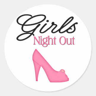 Girls Night Out Stickers | Zazzle