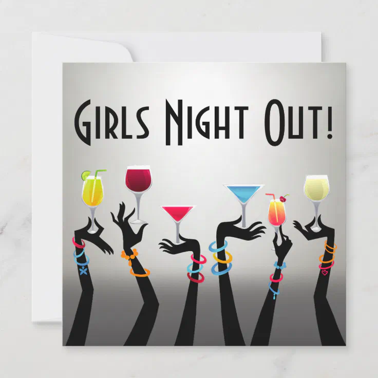 girls night out invitations