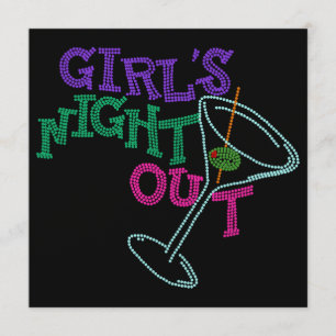 Girls Night Out - Cocktails - SRF Invitation