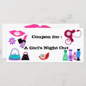 Girl's Night out coupon (Front/Back)