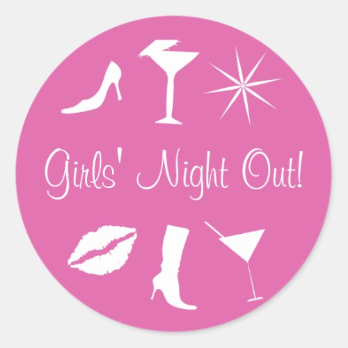 Girls Night Out Envelope Sticker Seal