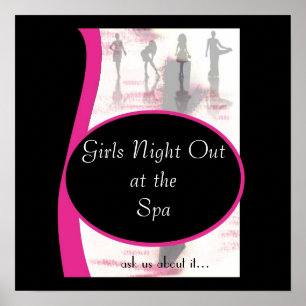 Girls Night Out, Girls Night Outat the Spa, ask .. Poster