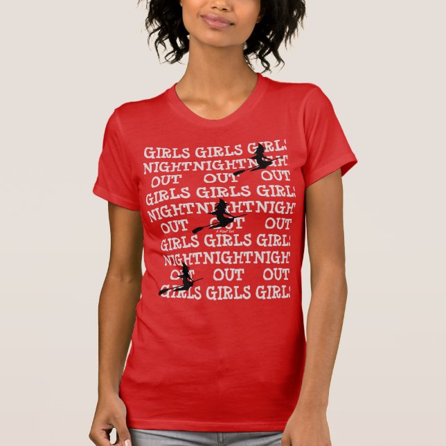 Girls Night Out (Halloween) - A MisterP Shirt (Front)