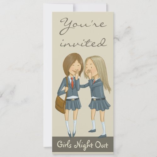 Girls night out invitation