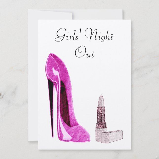 Girls' Night Out Invitation (Front)