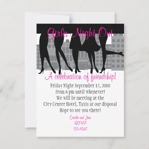 Girls Night Out Invitations
