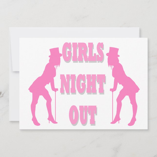 Girls night out invitation (Front)