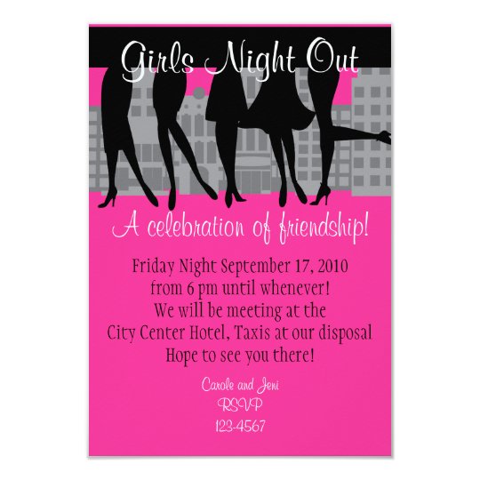 Girls Night Out Invitation