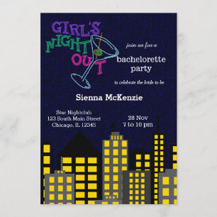 Girls night out invitation