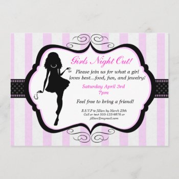 Girls Night Out Jewelry Party Invitation by DaisyLane at Zazzle