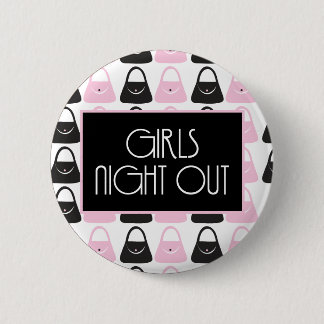 Girls Night out purses Pinback Button