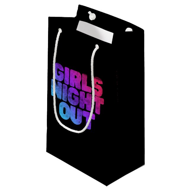 Girls night out small gift bag (Front Angled)