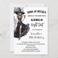 Girls Night Out Witches Halloween Birthday Party
