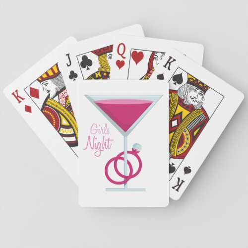 Girls Night Poker Cards