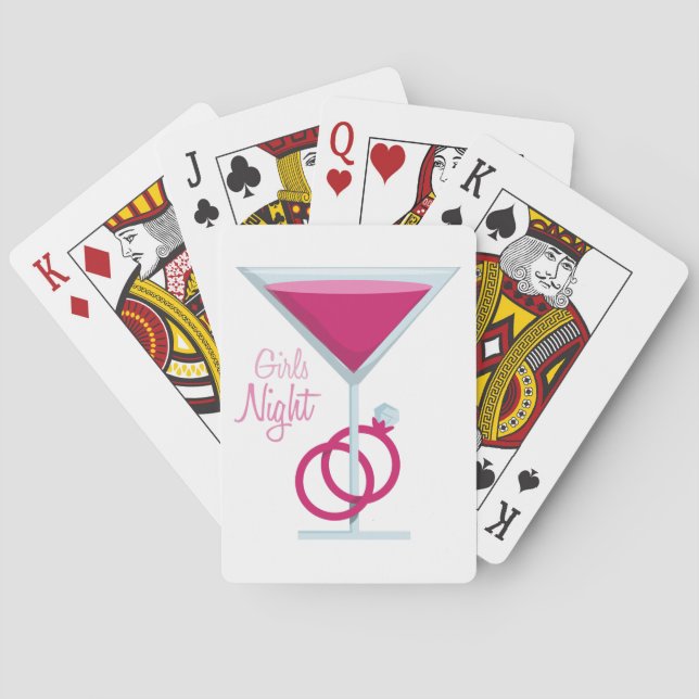 Girls Night Poker Cards (Back)