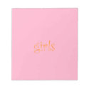 girls notepad