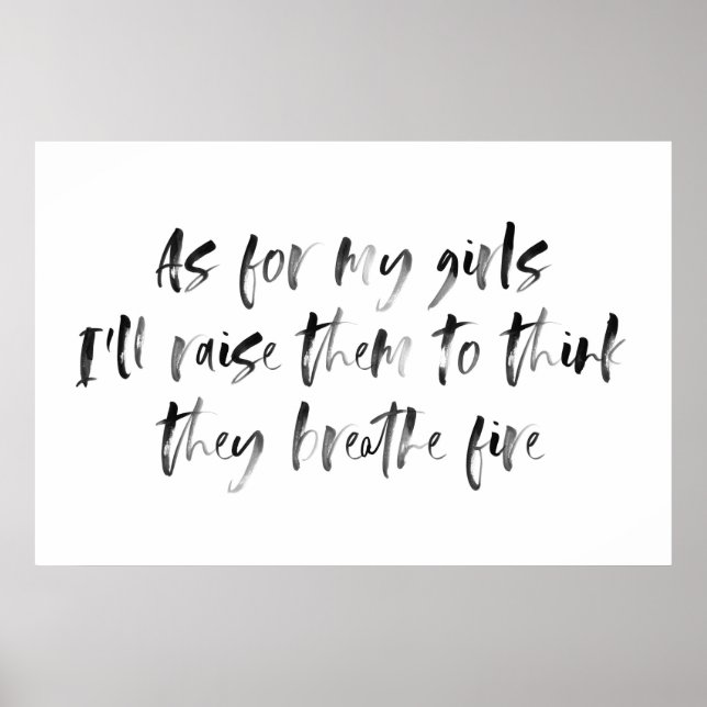 Girls Nursery Sign with Watercolor Calligraphy (Front)