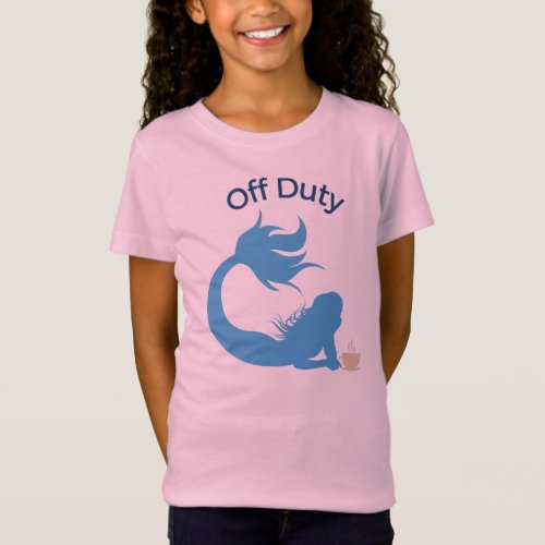 Girls Off DUty Mermaid T_shirt