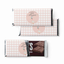 Girl's One Silly Goose 1st Birthday Party Hershey Bar Favors