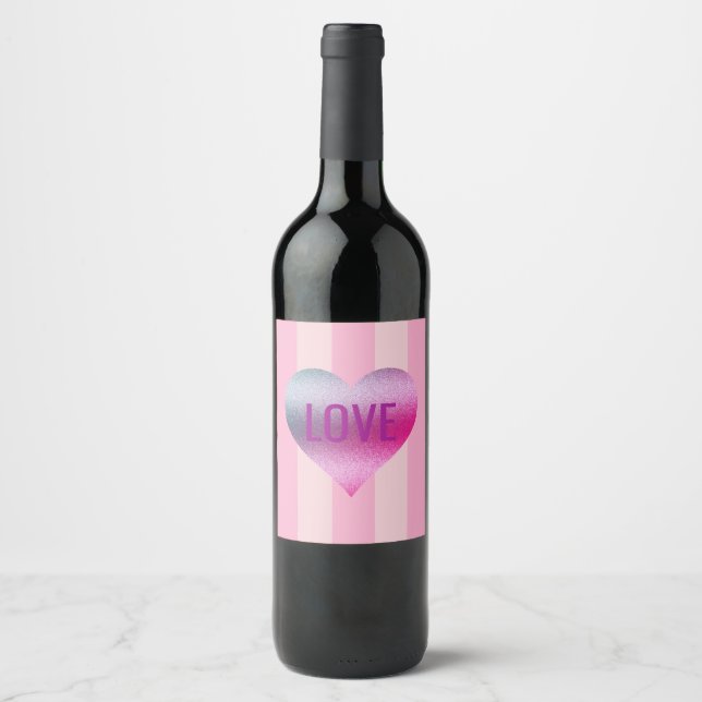 Girls Only Bachelorette Shower Party Wine Labels (Front)