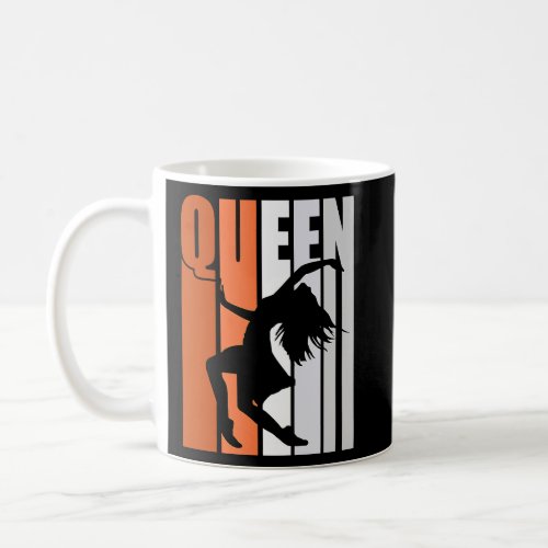 Girls Orange Dance Queen Princess Birthday Determi Coffee Mug
