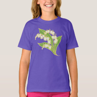 Girls Organic T-shirt: Lily of the Valley T-Shirt