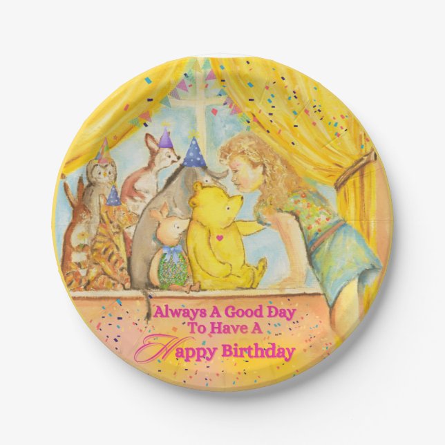 Girls Party Plates  (Front)