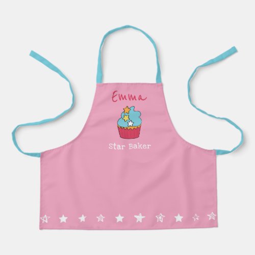 Girls Personalized Apron _ Star Baker