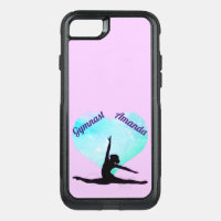 Girls Personalized Gymnastics iPhone Otterbox Case