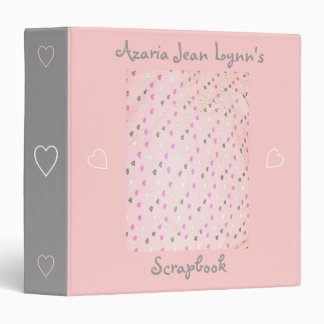 Girls Personalized Scrapbook Binder